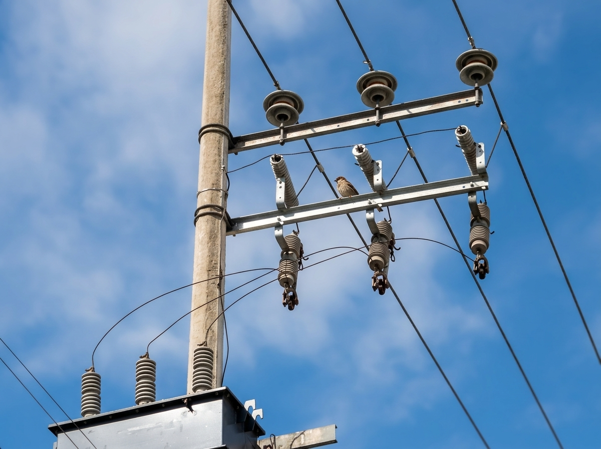 Infraestructura eléctrica expuesta a interacción con fauna