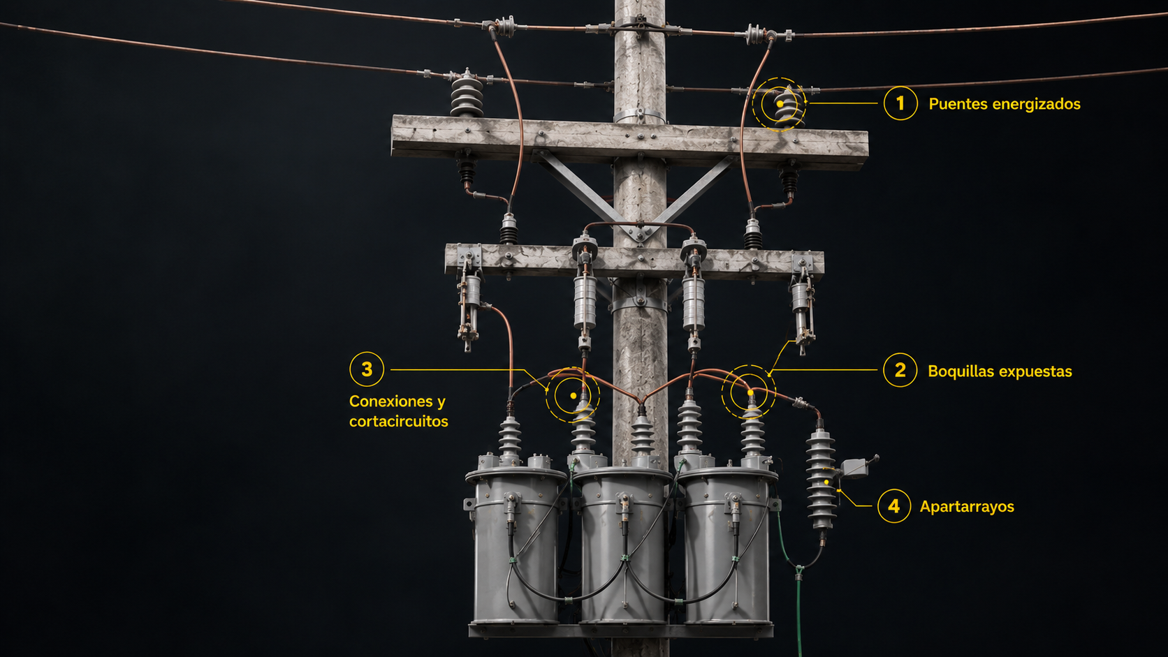Análisis de puntos críticos en una red de media tensión para reducir fallas eléctricas ocasionadas por fauina con protección antifauna